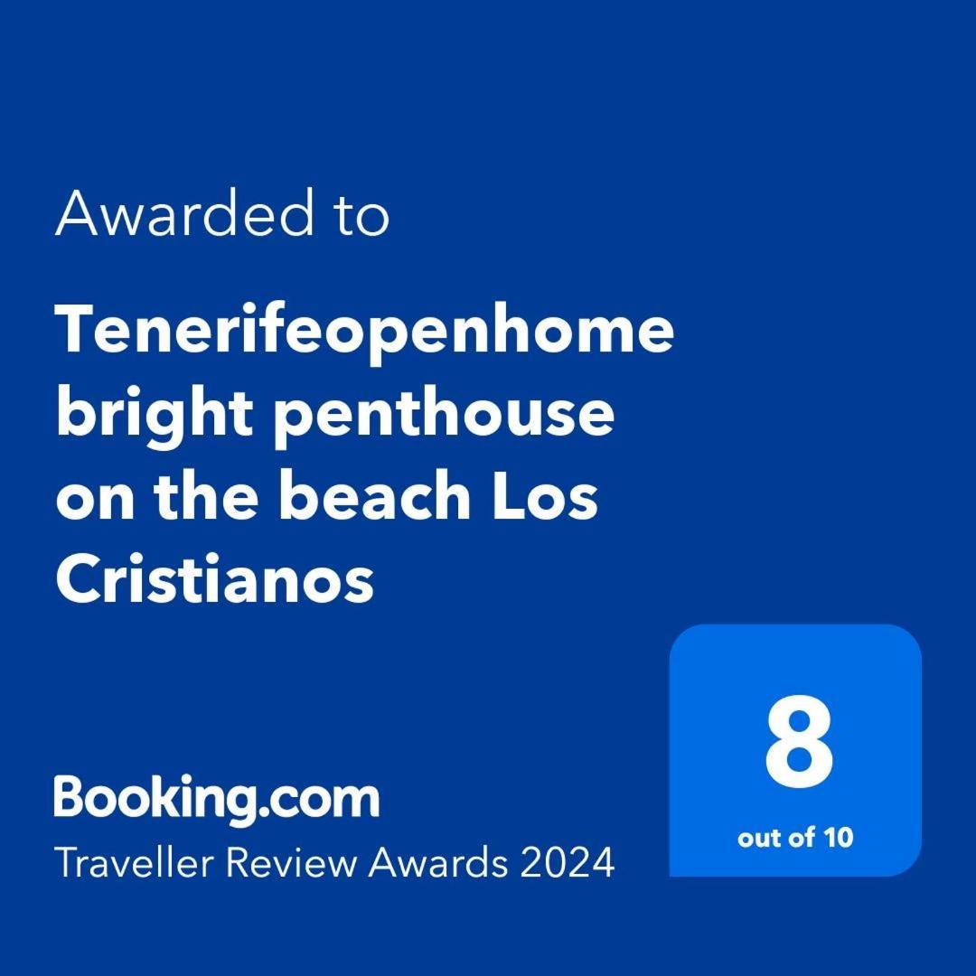 Tenerifeopenhome Bright Penthouse On The Beach Los Cristianos Arona  Zewnętrze zdjęcie